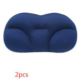 3D Anesthetic Pillow Navy blue 2pcs 50x30x10cm 0 - Tophatter Daily Deals