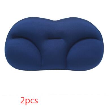 3D Anesthetic Pillow Navy blue 2pcs 50x30x10cm 0 - Tophatter Daily Deals