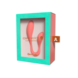 Adrien Lastic Couple Secrets II Dual-Head Vibrator with App Control, Silicone, Coral Pink > Sex Toys > Couples Toys - Tophatter Daily Deals