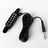 Acoustic guitar sound hole pickup Black 0 - Tophatter Daily Deals