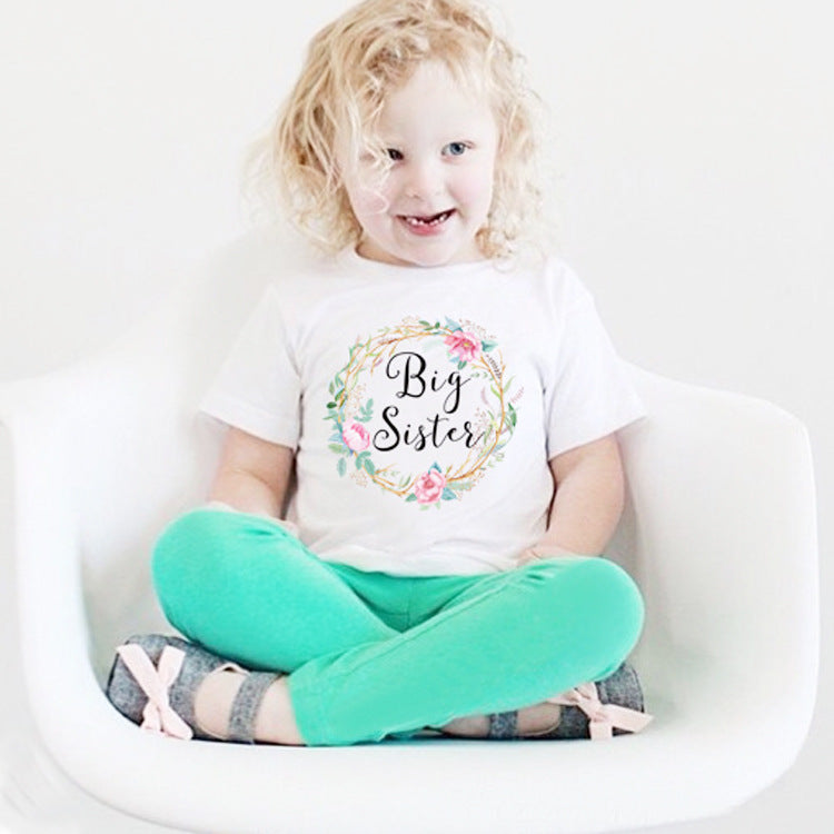 Alphabet printed children's Romper triangle creeper 0 - Tophatter Daily Deals