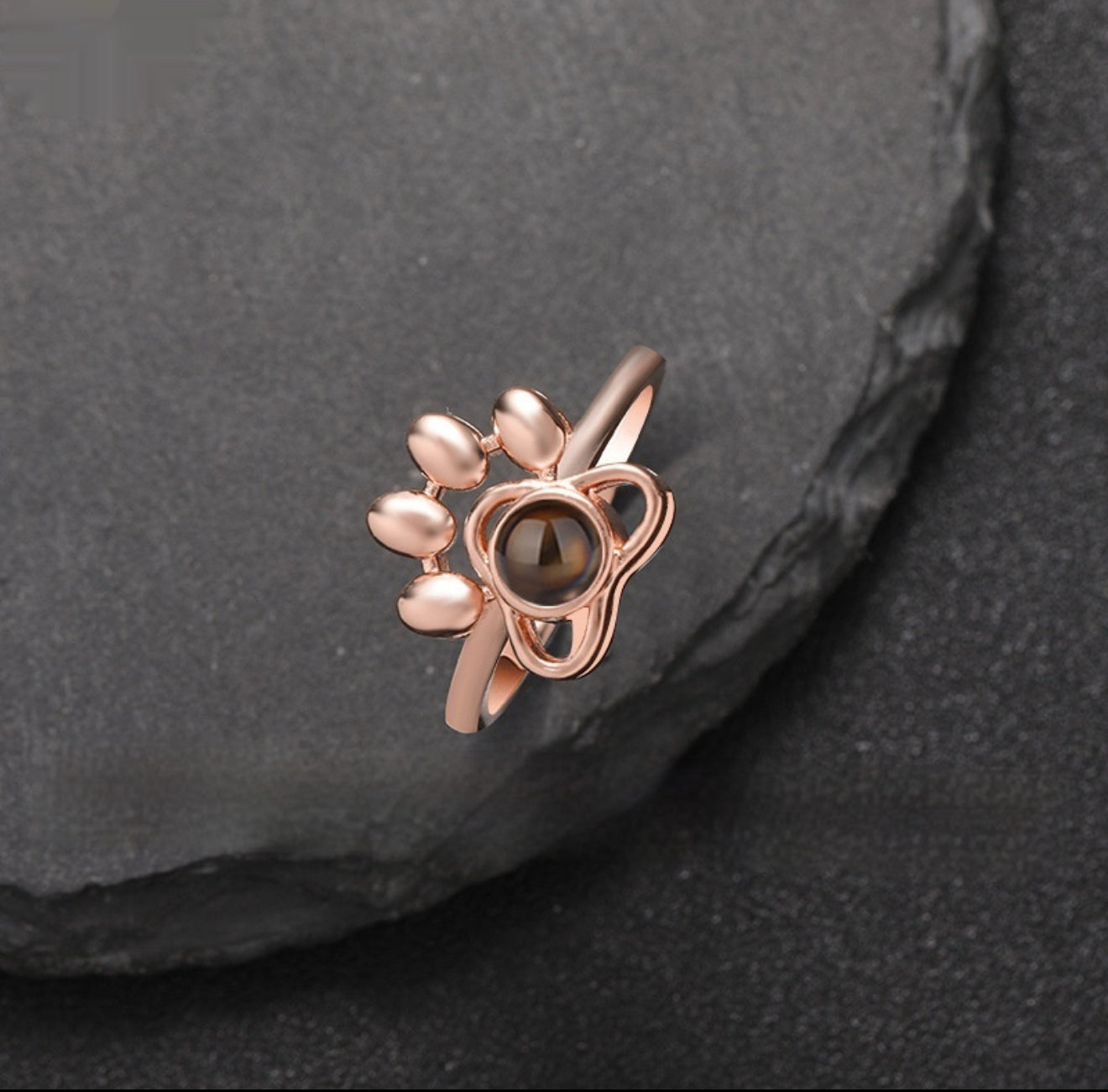 Paw Rings™️ (adjustable) Rose Gold - Tophatter Daily Deals