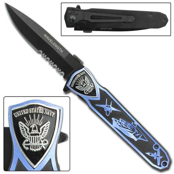 Wavelength Spring Assisted Knife knives - Tophatter Daily Deals