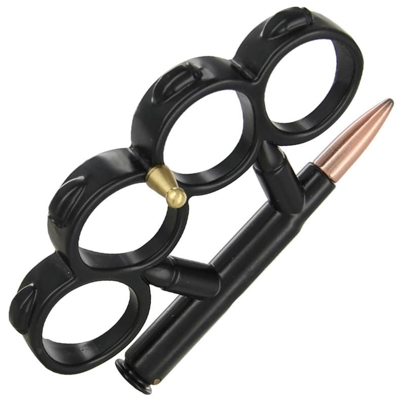 Bullet Knife Dark Suppressor Ammo Knuckle Cartridge - Tophatter's Guns'N'Weapons Store Collectible Weapons - Tophatter Daily Deals