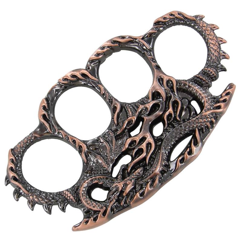 Guardian Dragon Brass Knuckle Power Weight - TOPHATTER'S ARMORY DEALS Collectible Weapons - Tophatter Daily Deals