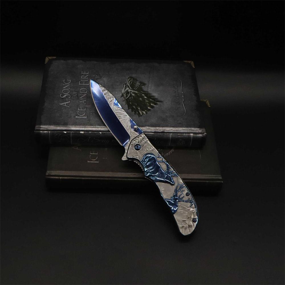 Fantastic Reindeer Folding Knife - Tophatter Daily Deals