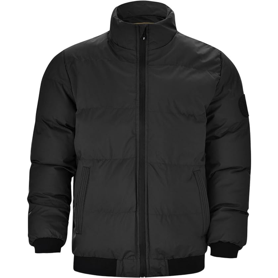 Insulating Men’s Puffer Jacket - Boxy Hip-Length, Winter - Tophatter Daily Deals