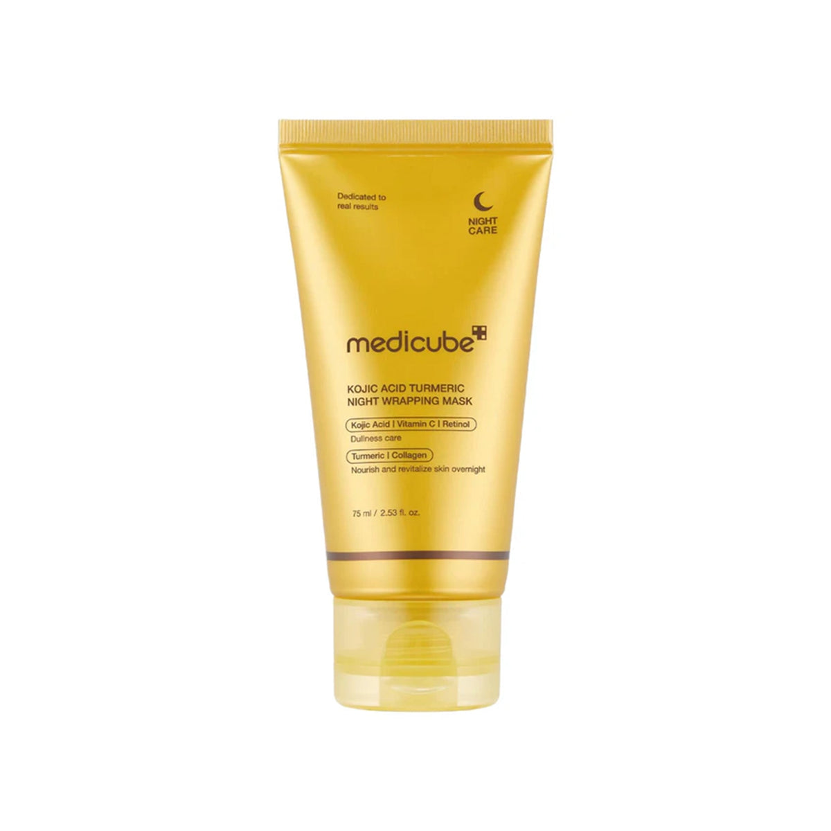 Medicube Kojic Acid Turmeric Night Wrapping Mask 75ml Tube - Tophatter Daily Deals