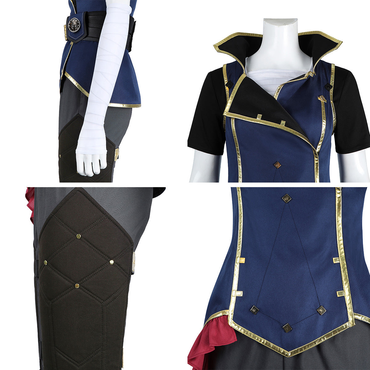 [In stock]Arcane Season 2 League of Legends LOL Vi Cosplay Costume Costume - Tophatter Daily Deals