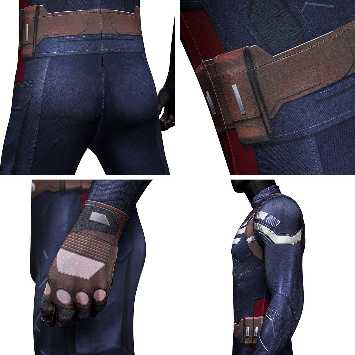 MAV Captain America: The Winter Soldier Captain America Steven Rogers Stealth Uniform Cosplay Costume Costume - Tophatter Daily Deals