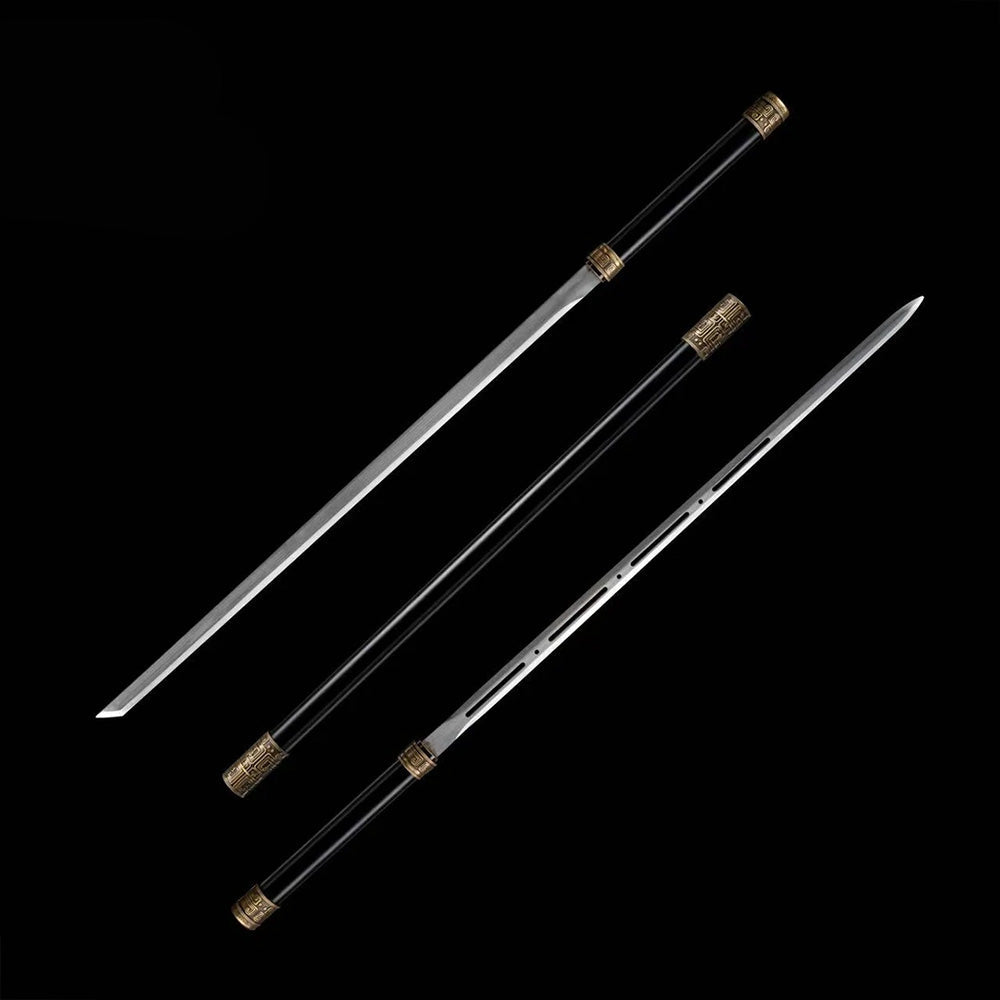 Shadow Veil Twin-Bladed Polearm - Tophatter Daily Deals