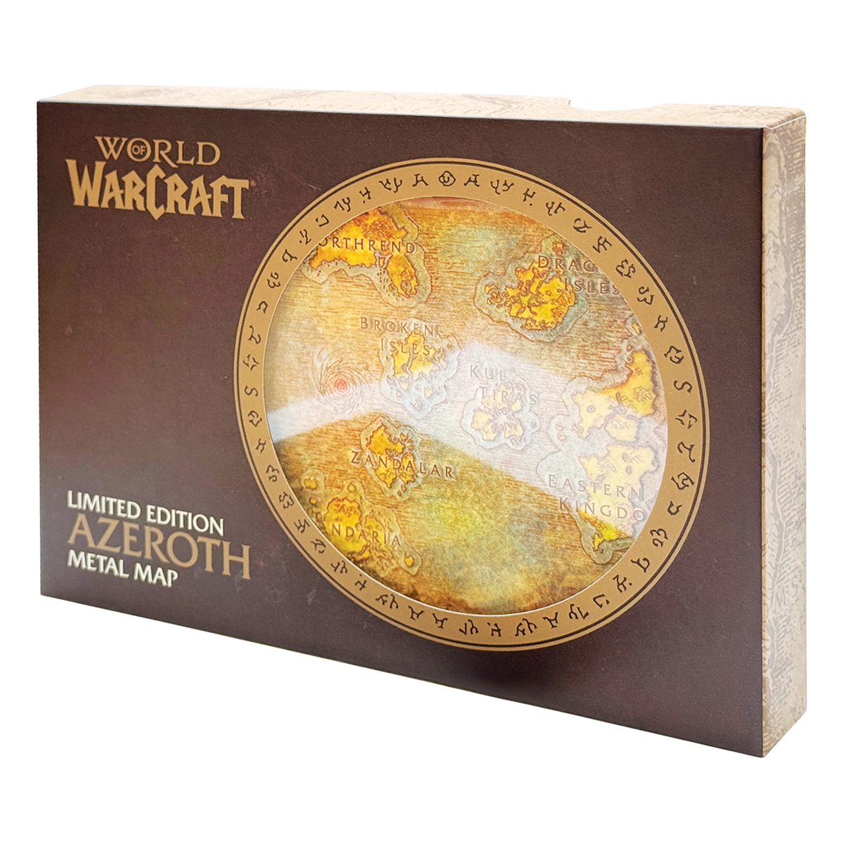 World of Warcraft - Limited Edition Metal Map of Azeroth Collectible - Tophatter Daily Deals