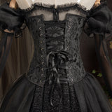 Beetlejuice2 2024 Movie Halloween Delores LaFerve Dark Lady Dress Cosplay Costume - Tophatter Daily Deals