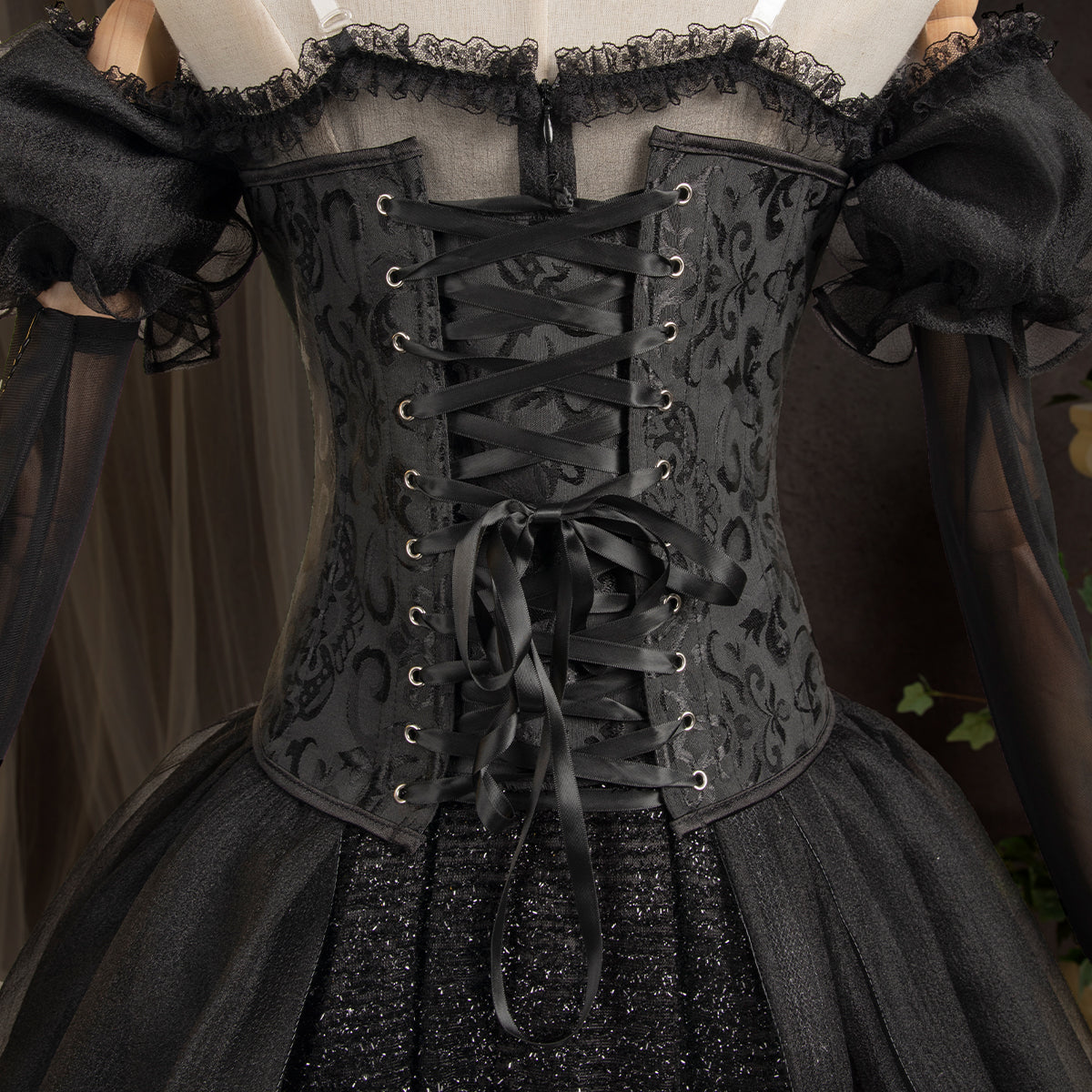 Beetlejuice2 2024 Movie Halloween Delores LaFerve Dark Lady Dress Cosplay Costume - Tophatter Daily Deals