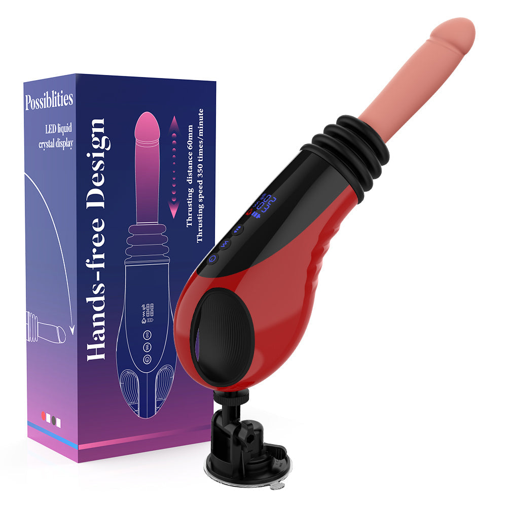 Acmejoy - 9 Thrusting Vibrating Heating Dildo Sex Machine Dildos - Tophatter Daily Deals