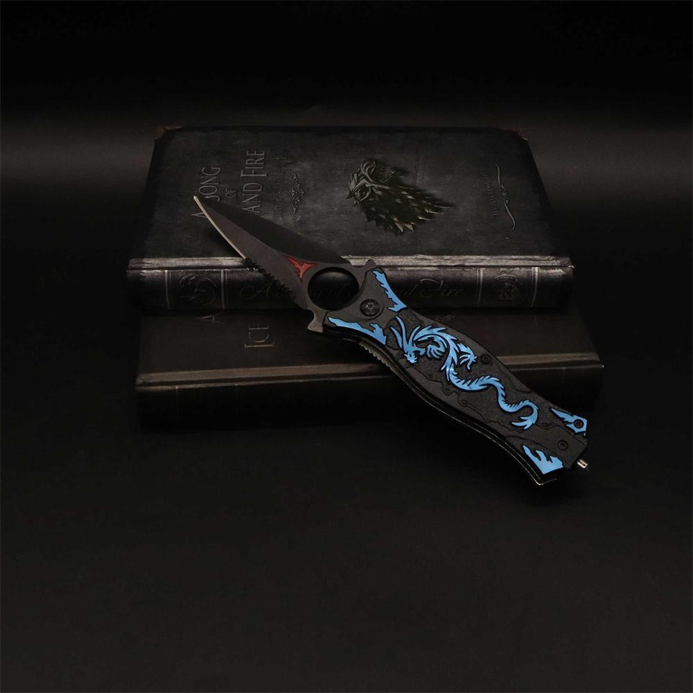Dragon Totem Skeleton Folding Knife - Tophatter Daily Deals