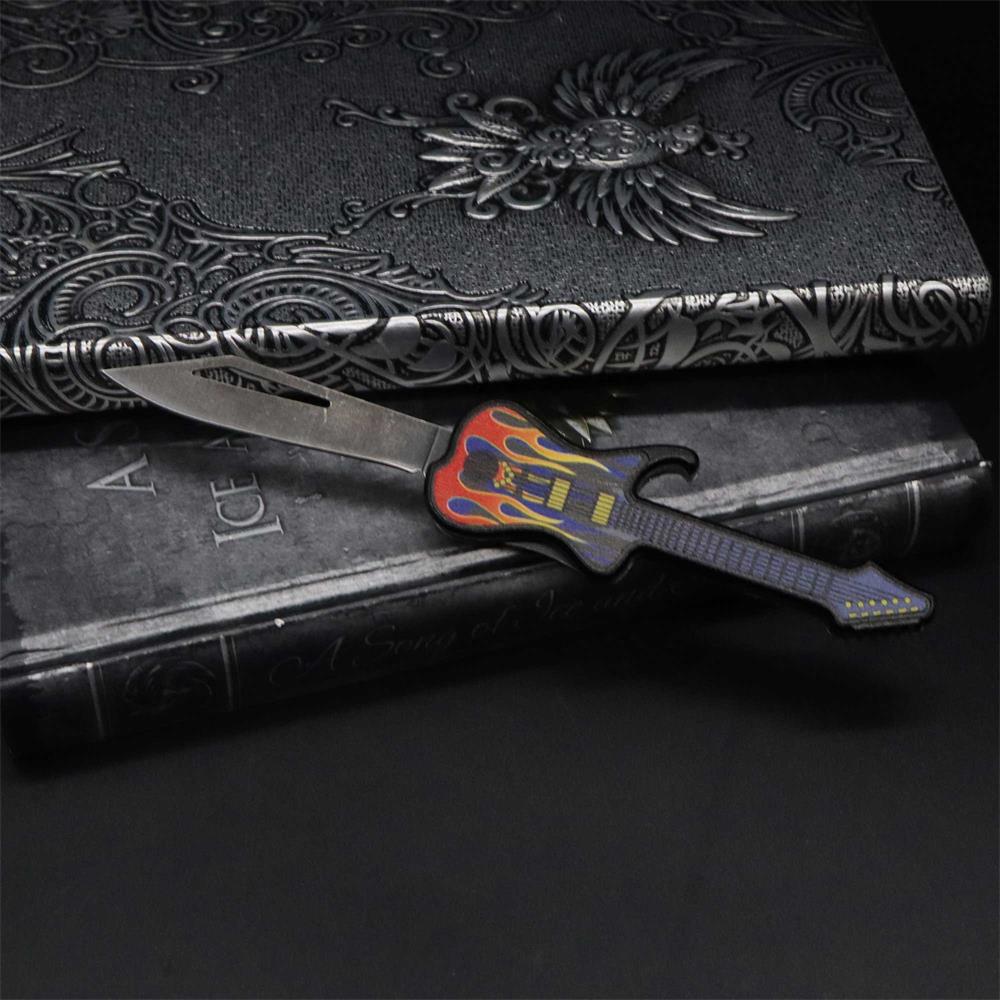 Guitar Folding Knife Tool - Tophatter Daily Deals