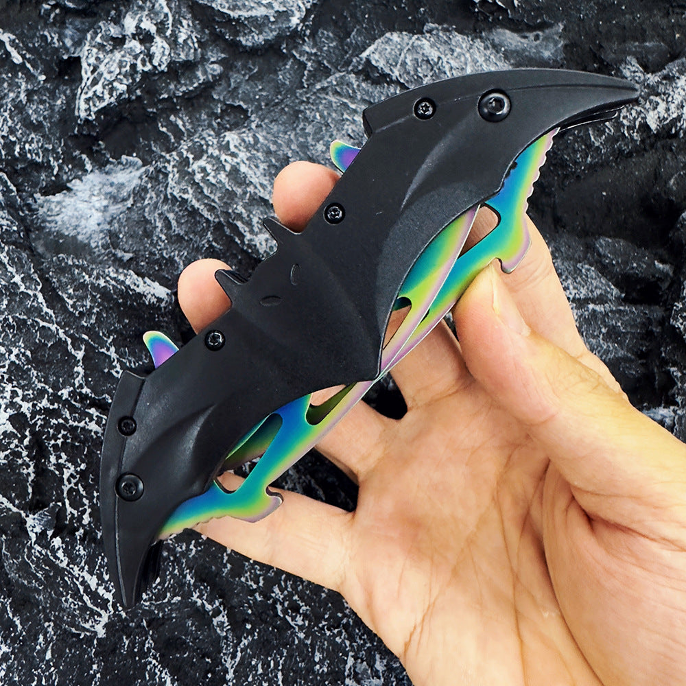 Batman Knife Twin 2 Blade Folding Knife - Tophatter Daily Deals