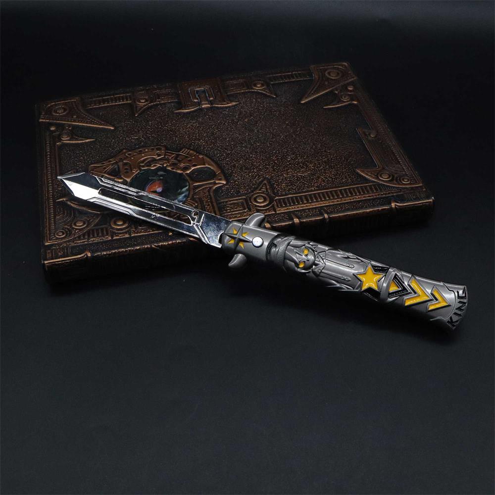 Folding Knife Game Animation Collection Metal Model - Tophatter Daily Deals