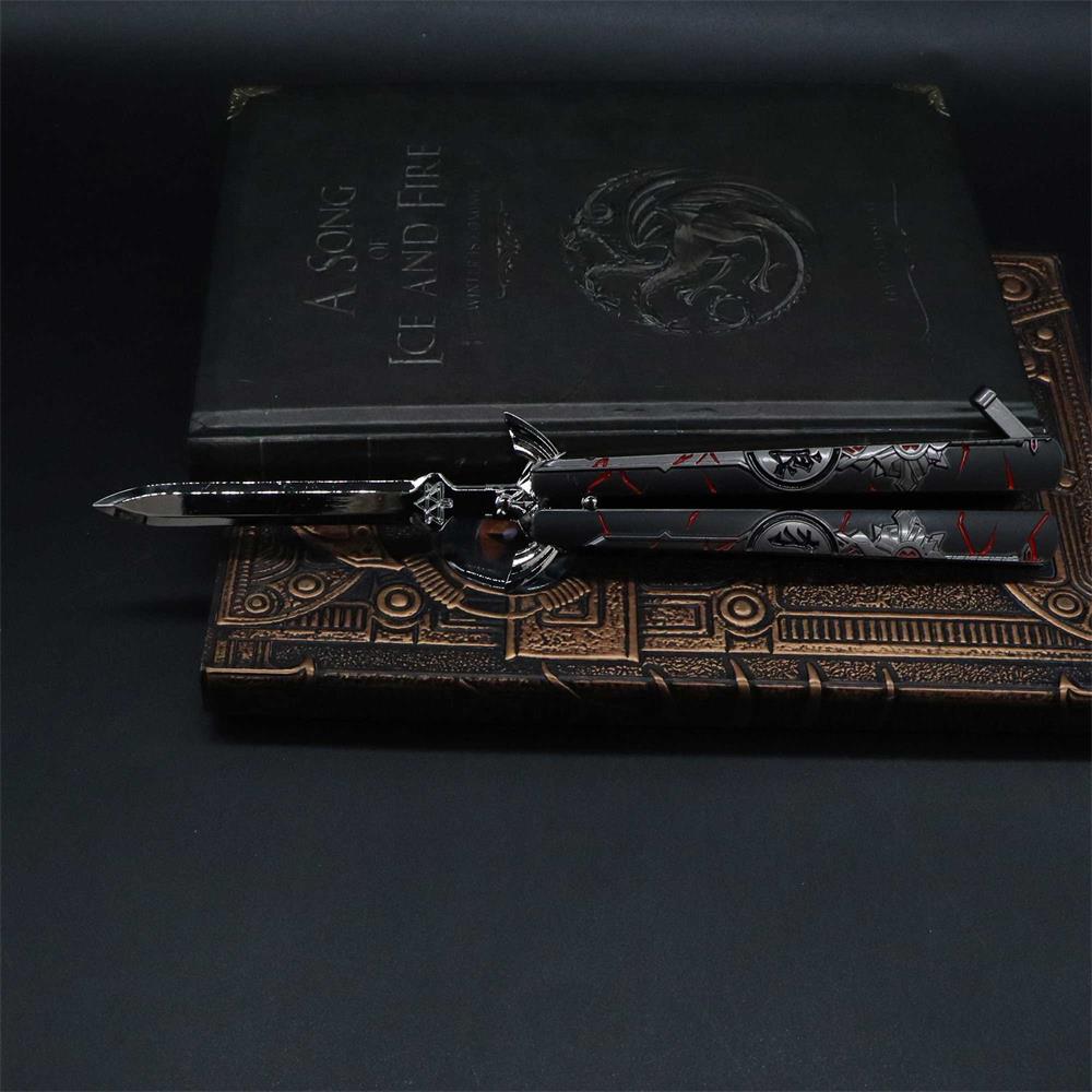 Game Butterfly Knife Trainer Replica Wolf's Gravestone - Tophatter Daily Deals
