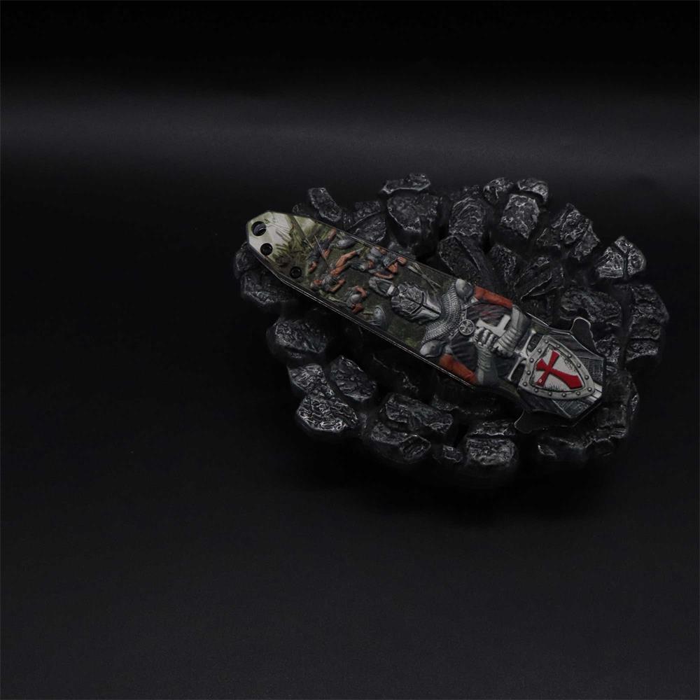 Crusades Knife Knights Templar Folding Knife - Tophatter Daily Deals