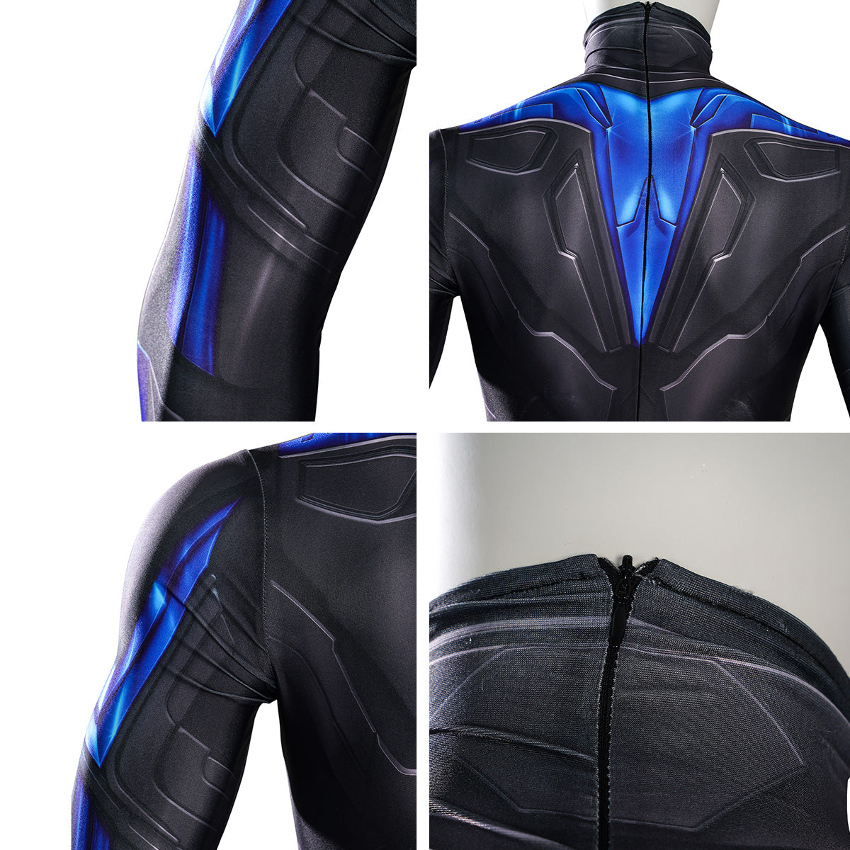 Halloween TT Nightwing Jumpsuit Cosplay Costume Costume - Tophatter Daily Deals