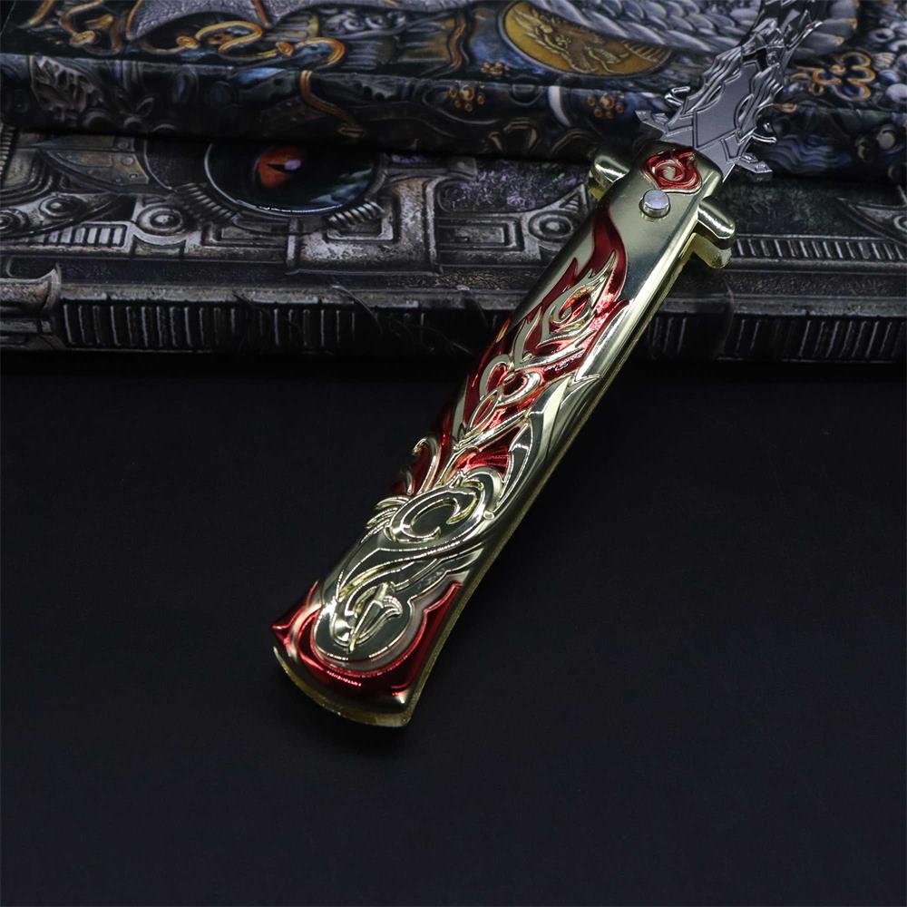 Staff of Homa Game Folding Knife Trainer Replica - Tophatter Daily Deals