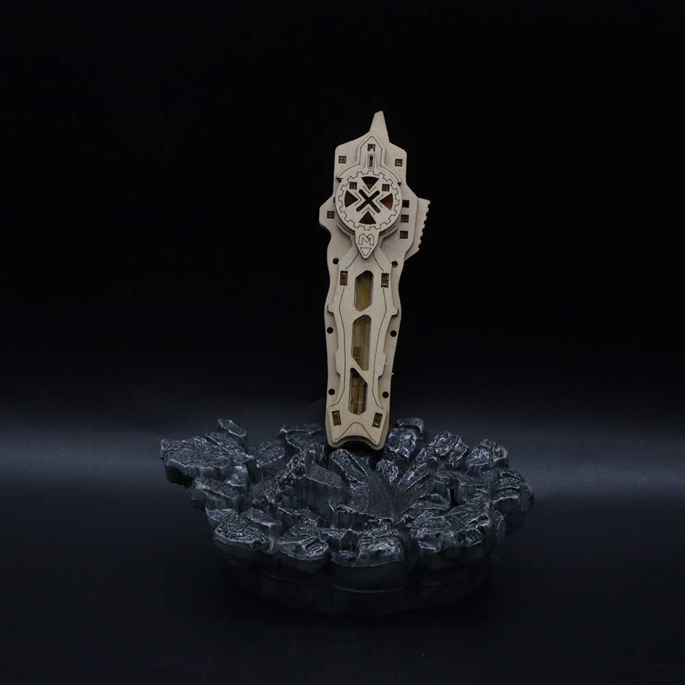 Wooden Switchblade Model Kit Wood knife - Tophatter Daily Deals