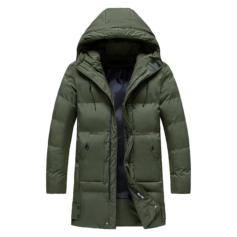 Waterproof Cozy Men's Parka Jacket - Long Quilted, For Cold - Tophatter Daily Deals