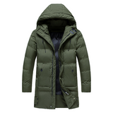 Waterproof Cozy Men's Parka Jacket - Long Quilted, For Cold - Tophatter Daily Deals