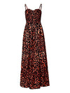 Leopard Sweetheart Neck Cami Dress Casual Dresses - Tophatter Daily Deals