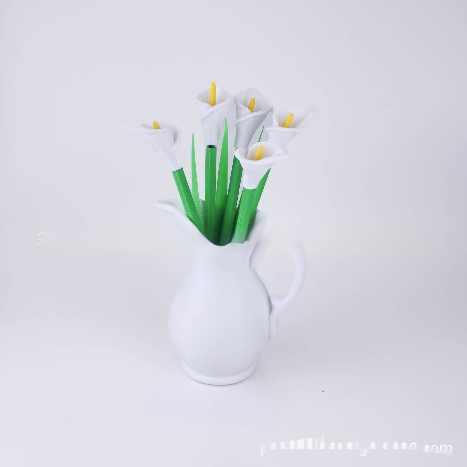 Calla Lilies Pen & Bookmark Vase Set Decor - Tophatter Daily Deals
