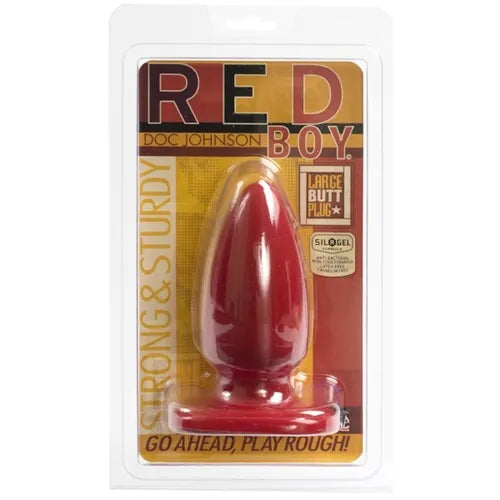 Red Boy Large 5 Inch Butt Plug > Anal Range > Butt Plugs - Tophatter Daily Deals