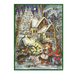 Nostalgic Winter with the Animals A4 Traditional Christmas Paper Advent Calendar Advent Calendar - Tophatter Daily Deals