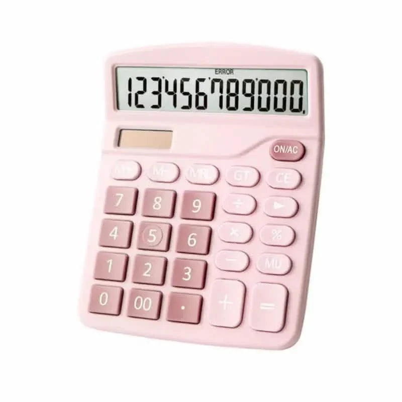 12-Bit Solar Dual Power Supply Calculator Pink School, Office & Art Supplies - Tophatter Daily Deals