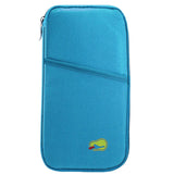 12 Pocket Travel Passport Wallet Blue Handbags & Wallets - Tophatter Daily Deals