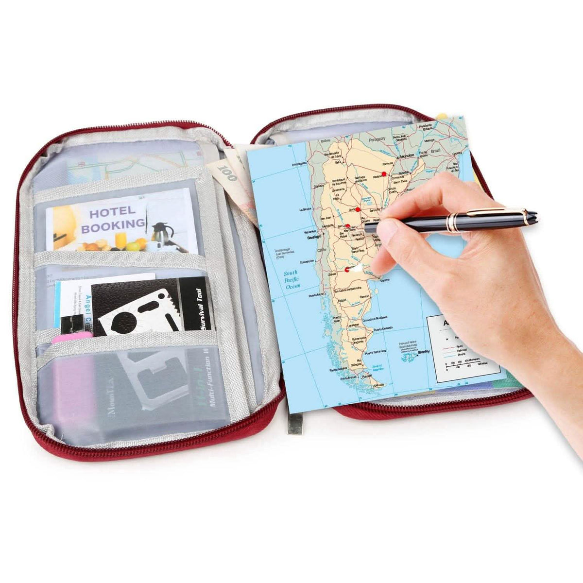 12 Pocket Travel Passport Wallet Handbags & Wallets - Tophatter Daily Deals