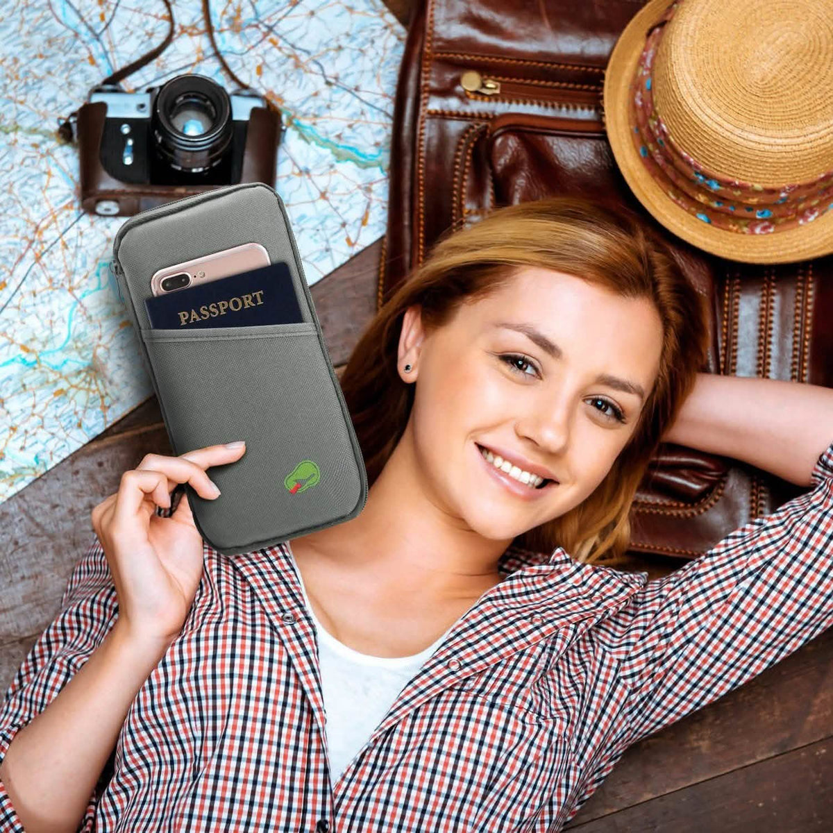 12 Pocket Travel Passport Wallet Handbags & Wallets - Tophatter Daily Deals