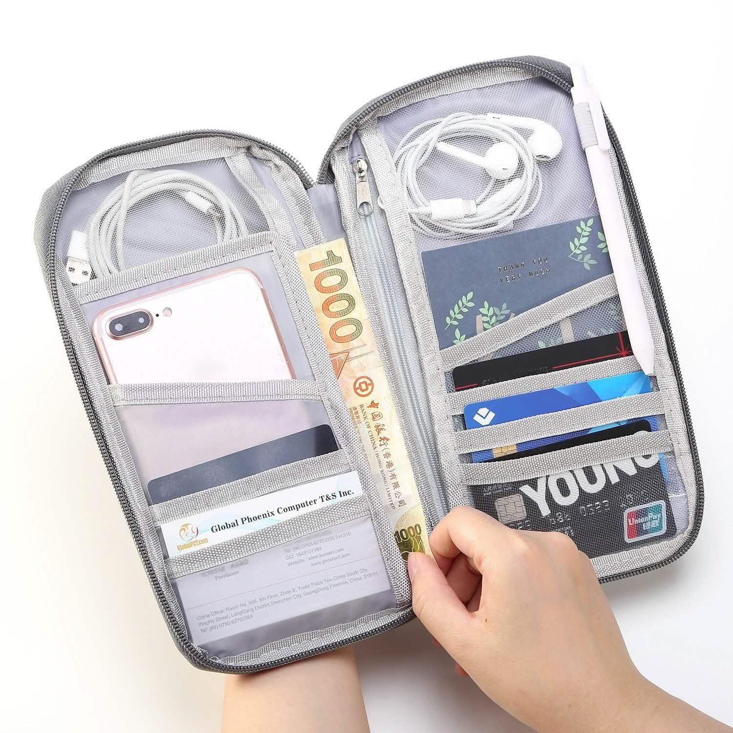 12 Pocket Travel Passport Wallet Handbags & Wallets - Tophatter Daily Deals