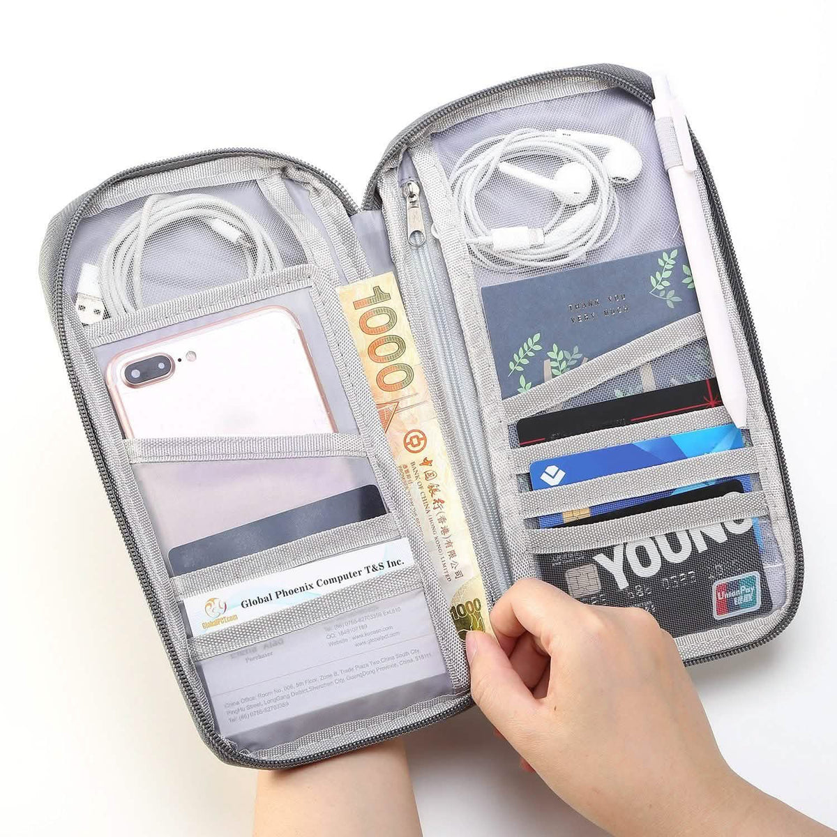 12 Pocket Travel Passport Wallet Handbags & Wallets - Tophatter Daily Deals