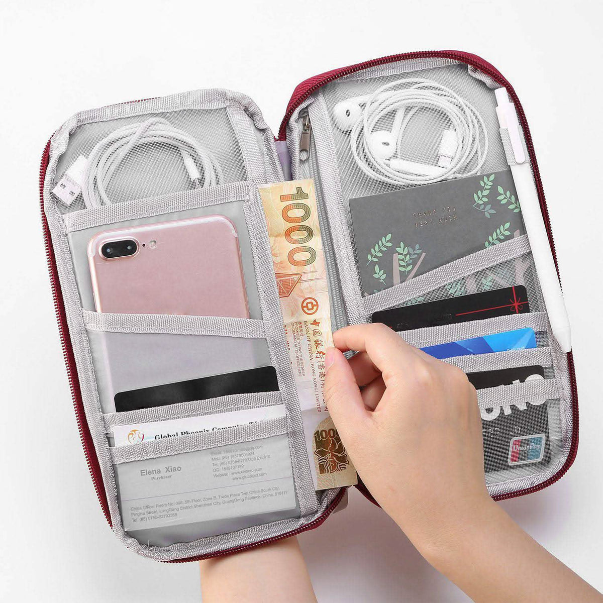 12 Pocket Travel Passport Wallet Handbags & Wallets - Tophatter Daily Deals