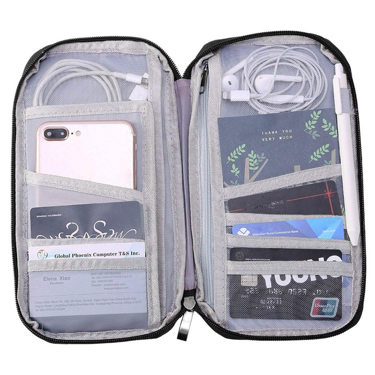 12 Pocket Travel Passport Wallet Handbags & Wallets - Tophatter Daily Deals