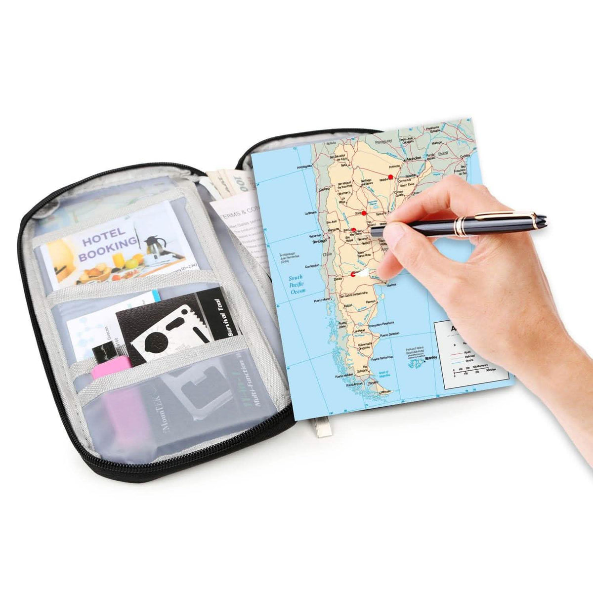 12 Pocket Travel Passport Wallet Handbags & Wallets - Tophatter Daily Deals