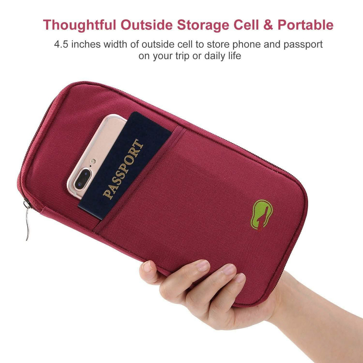 12 Pocket Travel Passport Wallet Handbags & Wallets - Tophatter Daily Deals
