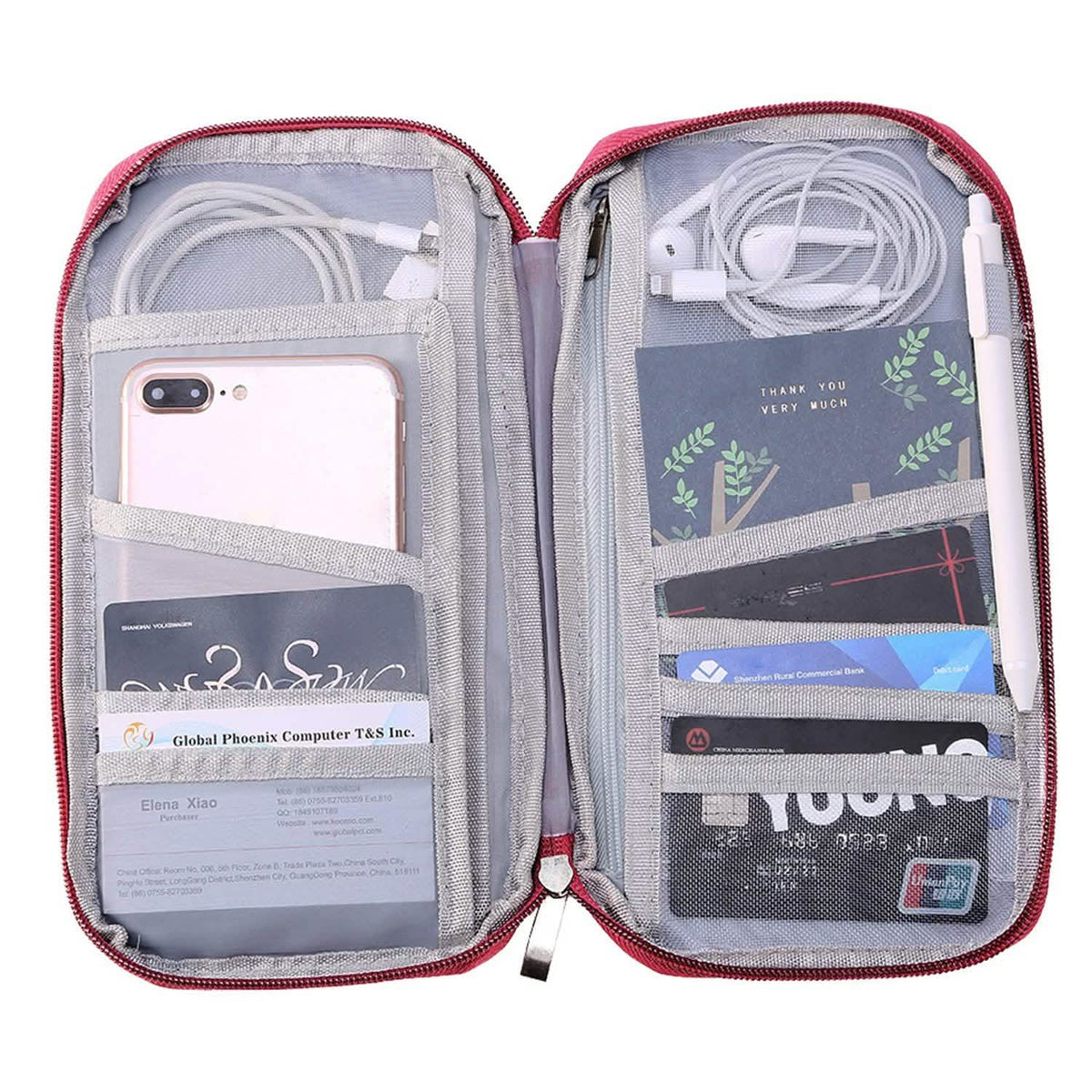 12 Pocket Travel Passport Wallet Handbags & Wallets - Tophatter Daily Deals