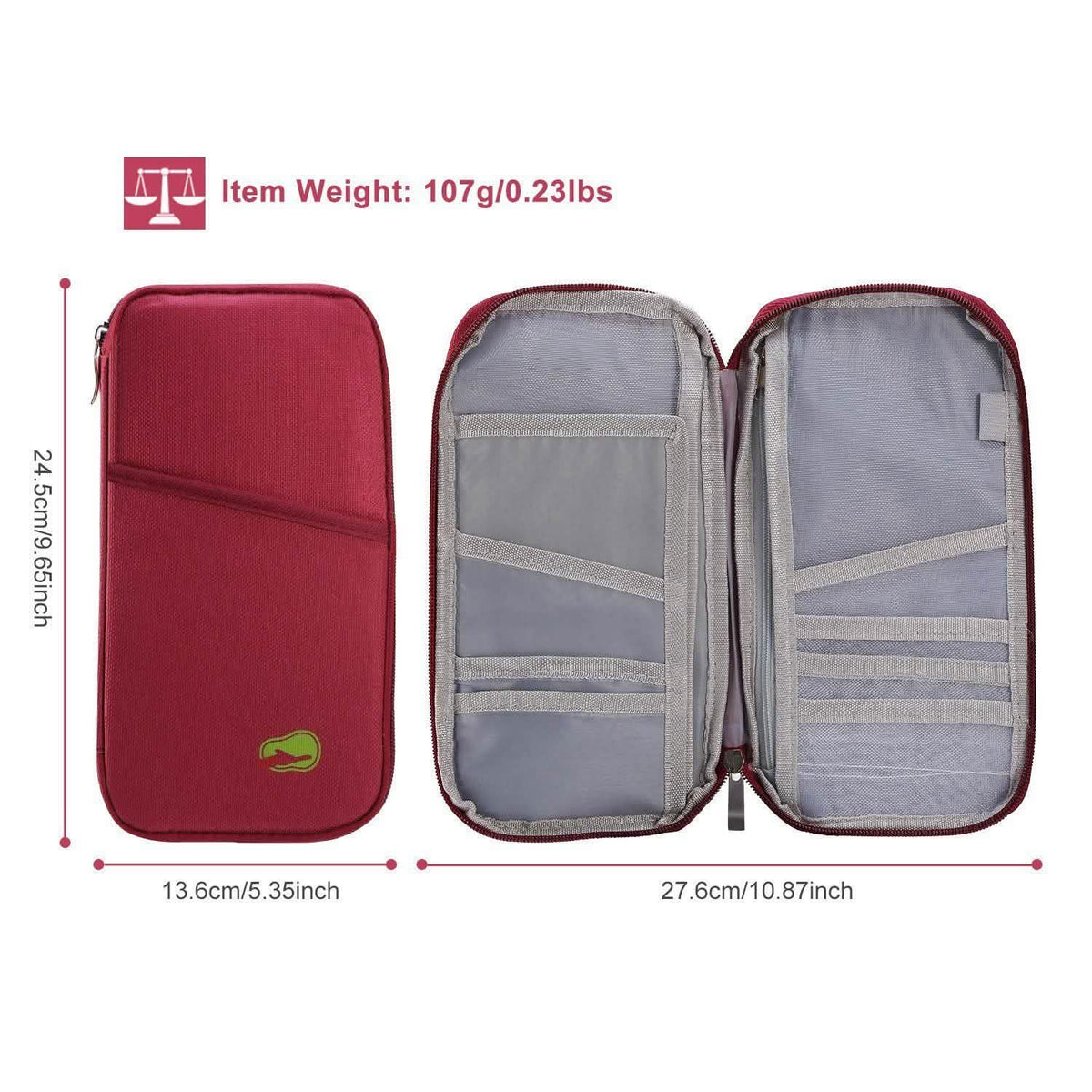 12 Pocket Travel Passport Wallet Handbags & Wallets - Tophatter Daily Deals