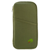 12 Pocket Travel Passport Wallet Dark Green Handbags & Wallets - Tophatter Daily Deals