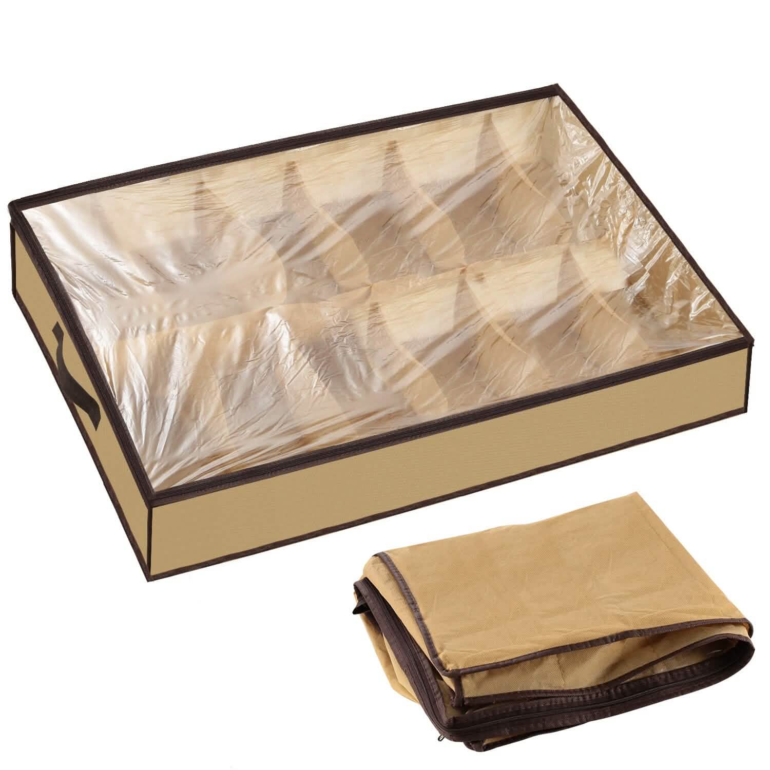12 Cells Under the Bed Shoes Organizer Storage & Organization - Tophatter Daily Deals