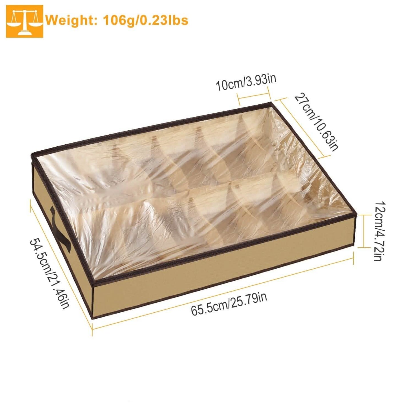 12 Cells Under the Bed Shoes Organizer Storage & Organization - Tophatter Daily Deals