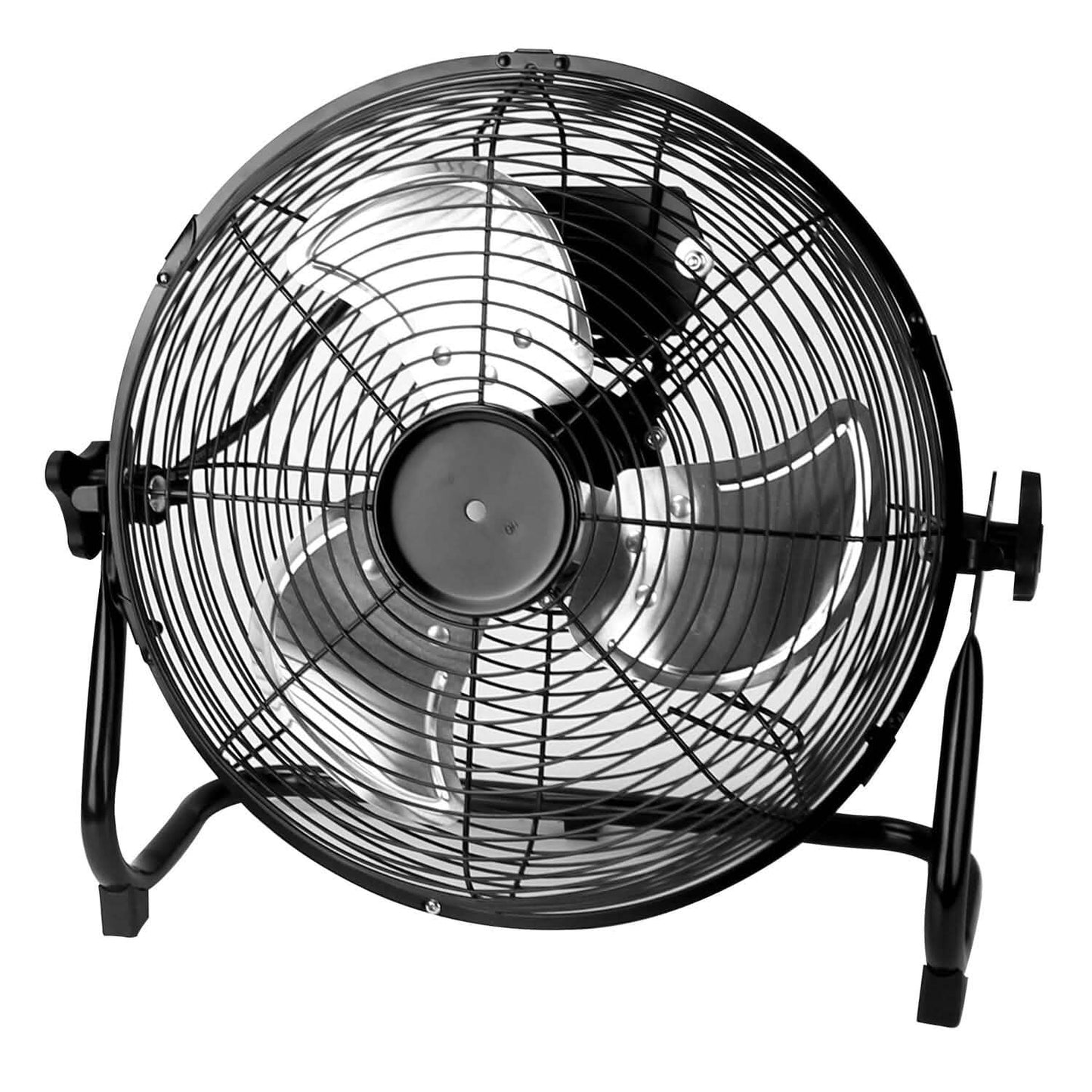 12" Floor Fan Copper Motor High-Velocity with 3 Adjustable Speeds Household Appliances - Tophatter Daily Deals